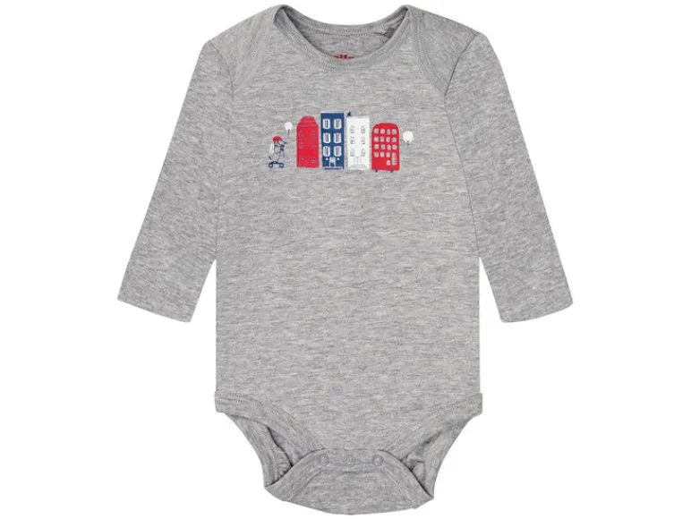 Body's voor babyjongens, set van 2, van bio-katoen<lupilu® Outlet