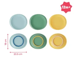 Bordenset, antislip, 3 stuks<Badabulle Sale