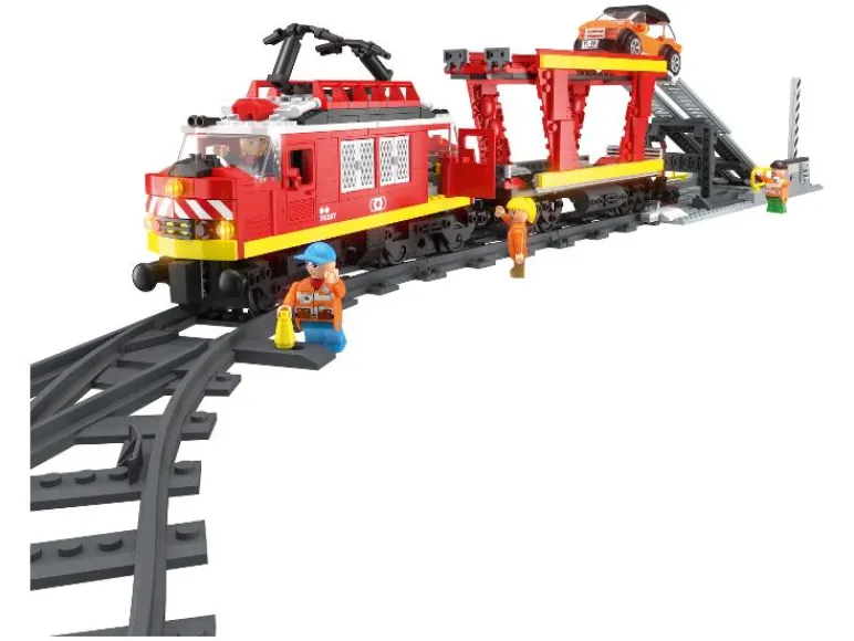 Bouwstenen set trein<Playtive Clippys New