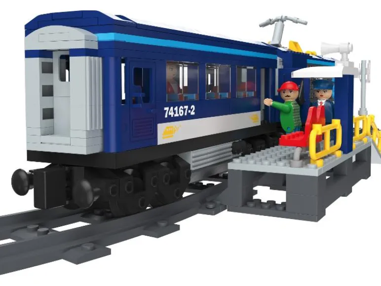 Bouwstenen set trein<Playtive Clippys New