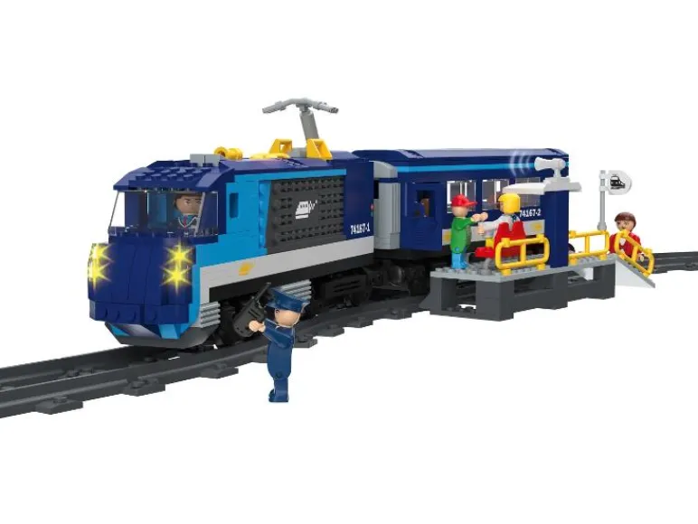 Bouwstenen set trein<Playtive Clippys New
