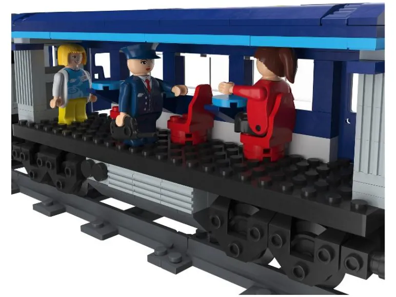 Bouwstenen set trein<Playtive Clippys New