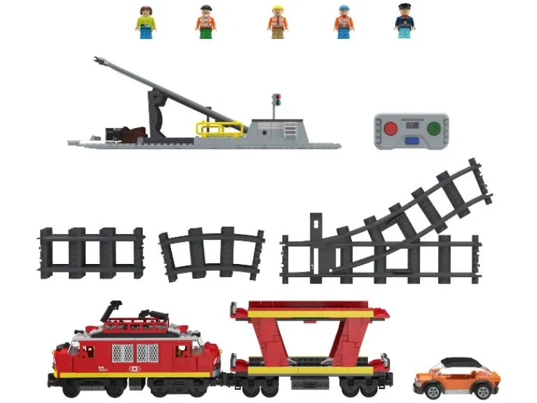 Bouwstenen set trein<Playtive Clippys New