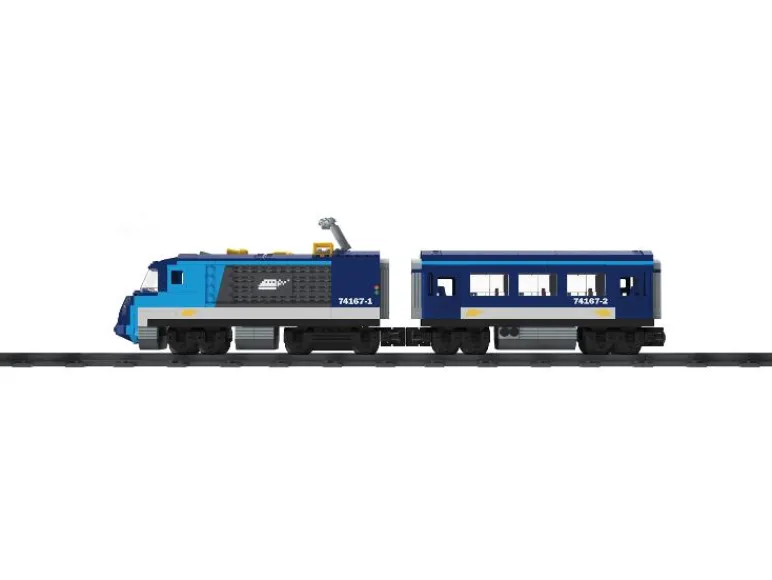 Bouwstenen set trein<Playtive Clippys New