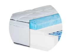 Boxspringmatras met pocketveringkern en gelschuim topper Royal Flex<BeCo Clearance