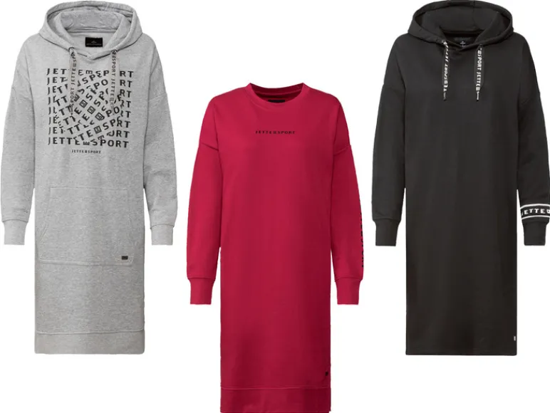 by Jette Sport dames sweaterjurk met katoen<CRIVIT Discount