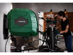 Compressor met automatische slanghaspel 1100 W<PARKSIDE® Hot