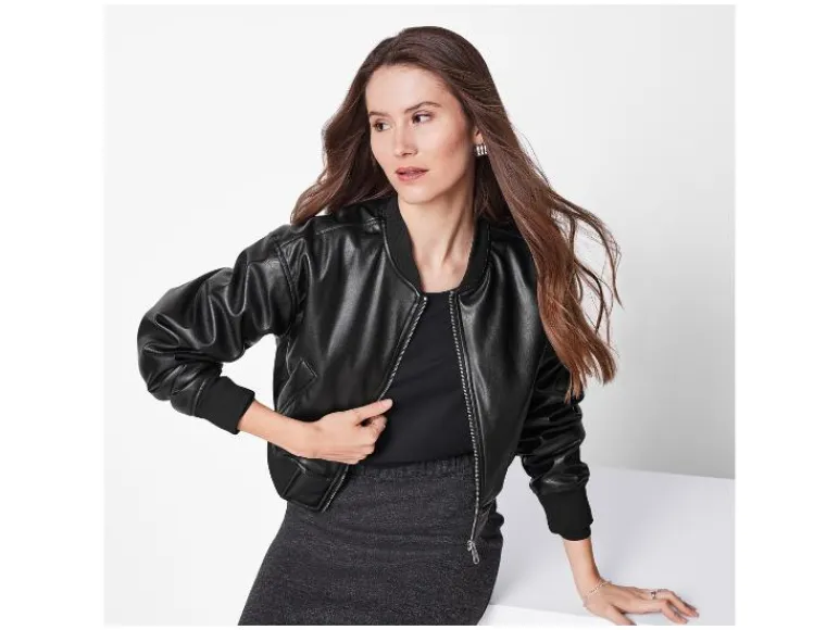 Dames bikerjack of bomberjack<esmara® Clearance
