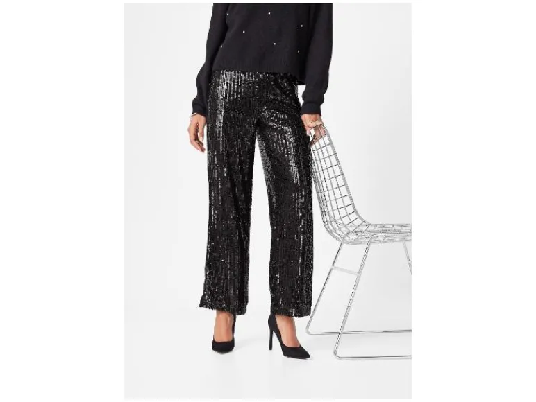 Dames broek met pailletten<esmara® Hot