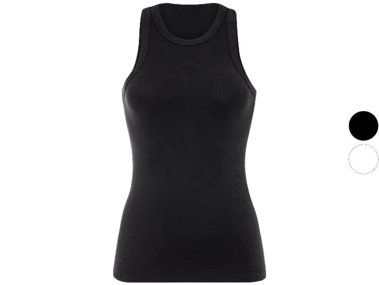 Dames geribde tanktop<esmara® Best
