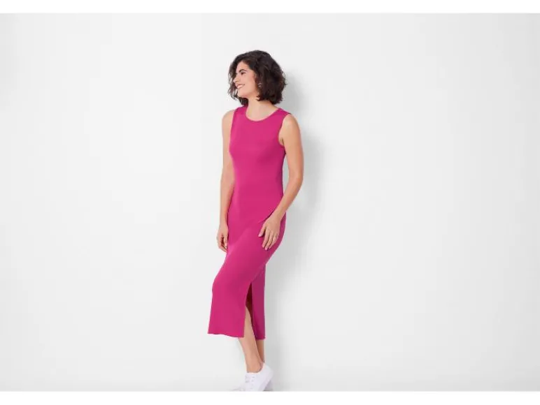 Dames jurk met ribstructuur<esmara®