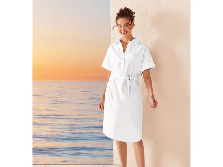 Dames linnen-maxi-jurk<esmara® Sale