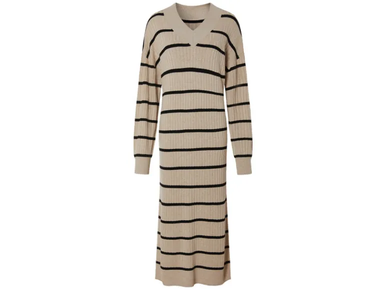 Dames midi-gebreide jurk<esmara® Sale