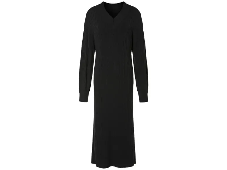 Dames midi-gebreide jurk<esmara® Sale