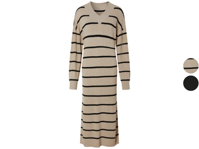 Dames midi-gebreide jurk<esmara® Sale
