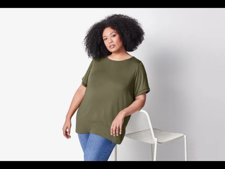 Dames T-shirt - plus size<esmara® Clearance