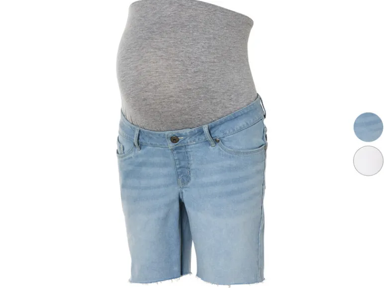 Dames zwangerschaps jeansshort<esmara® Sale