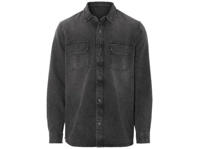 Denim heren overhemd<LIVERGY® Best