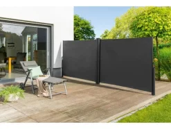 Dubbel windscherm 600 x 160 cm<LIVARNO home Clearance