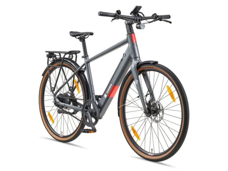 E-bike City UH220 titaniumgrijs 28"<TELEFUNKEN New
