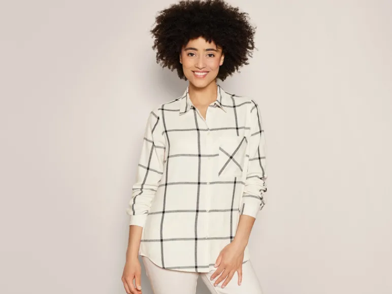 Flanellen dames blouse<esmara® Best