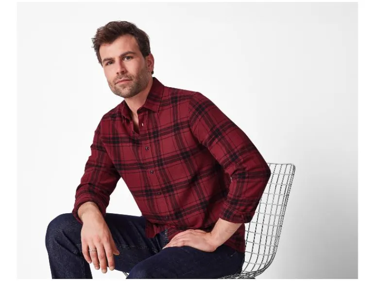 Flanellen heren overhemd<esmara Men Discount