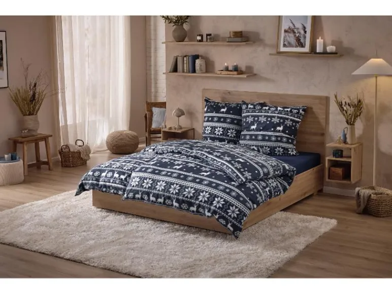 Fleece dekbedovertrek 200 x 200 cm<LIVARNO® Sale