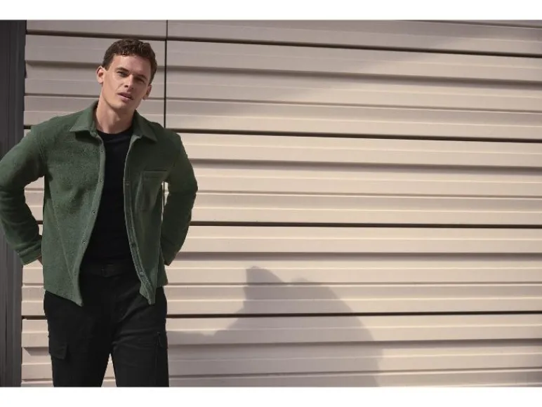 Fleece heren overhemd<esmara Men Clearance