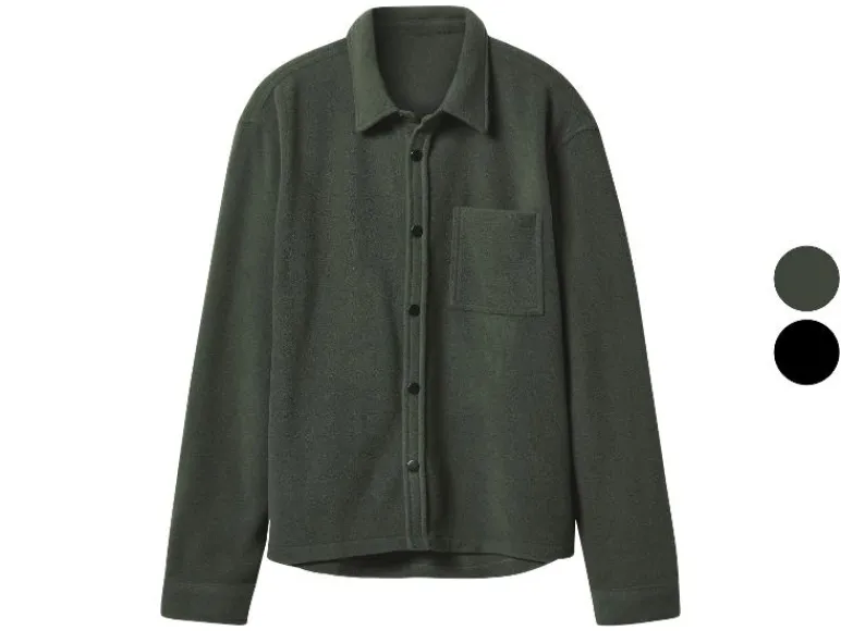 Fleece heren overhemd<esmara Men Clearance