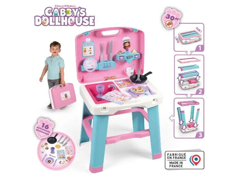 Gabby's Poppenhuis speelgoed keuken of ijssalon<SMOBY Sale
