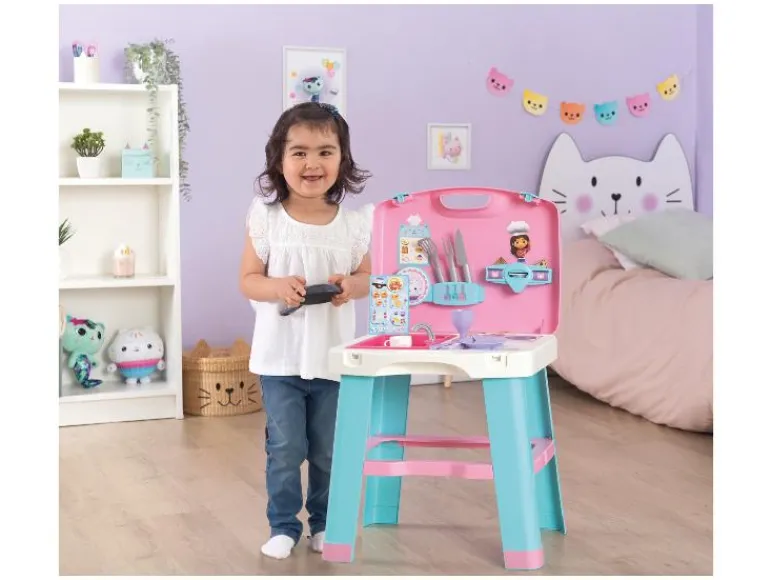 Gabby's Poppenhuis speelgoed keuken of ijssalon<SMOBY Sale