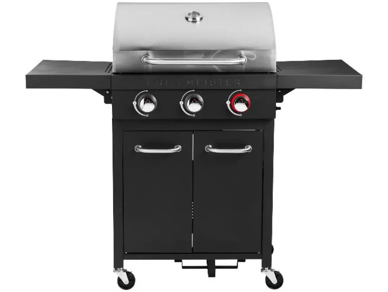 Gas BBQ 3 branders<GRILLMEISTER New