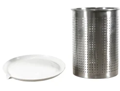 fruitpers, 6, 12, 18 of 30 liter, mechanisch, met stalen spindel<Güde Discount