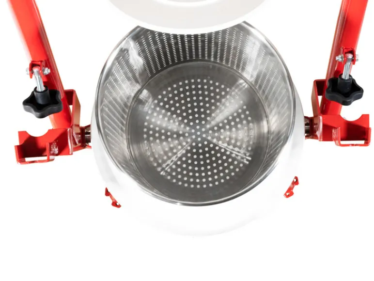 fruitpers, 6, 12, 18 of 30 liter, mechanisch, met stalen spindel<Güde Discount