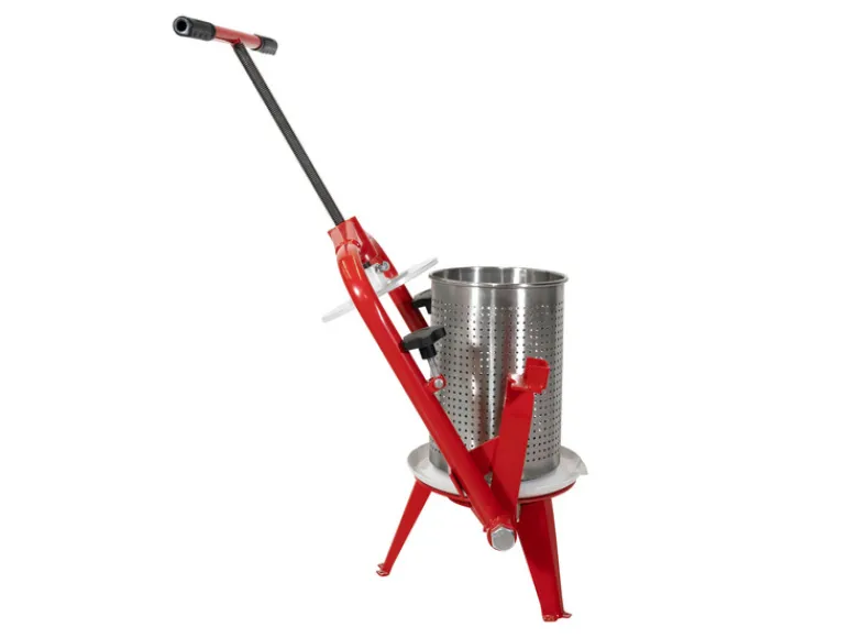 fruitpers, 6, 12, 18 of 30 liter, mechanisch, met stalen spindel<Güde Discount