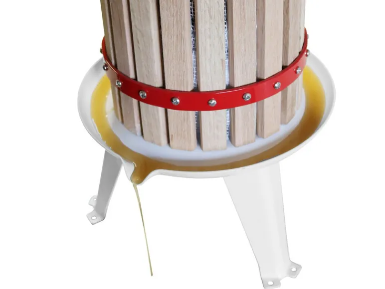 fruitpers, 6, 12, 18 of 30 liter, mechanisch, met stalen spindel<Güde Discount