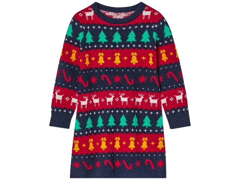 Gebreid kerstjurkje<lupilu® Hot