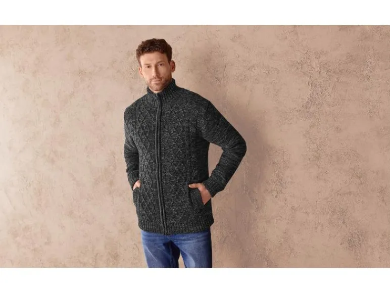 Gebreide heren vest<LIVERGY® Sale