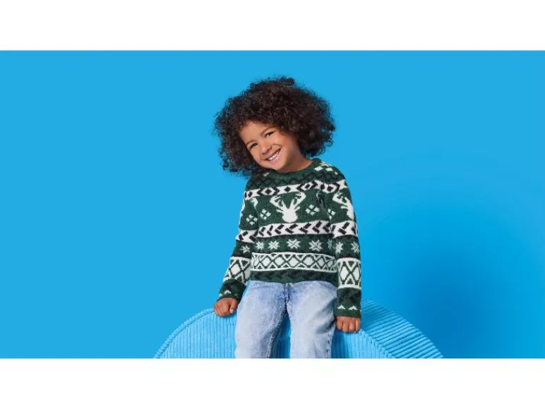Gebreide kinder kersttrui<lupilu® Online