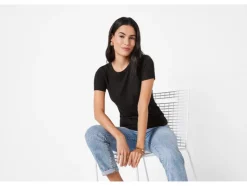Geribd dames T-shirt<esmara® Clearance