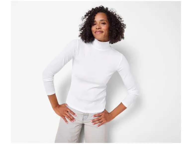 Geribde dames coltrui<esmara® Discount