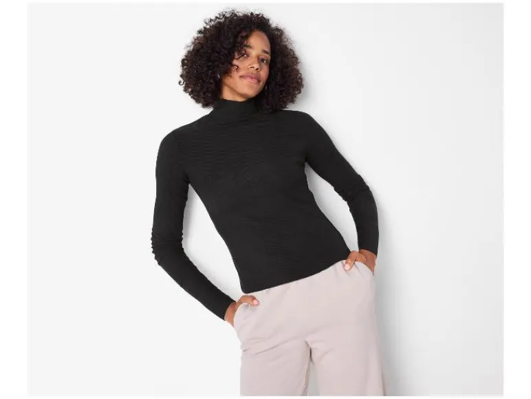 Geribde dames coltrui<esmara® Discount