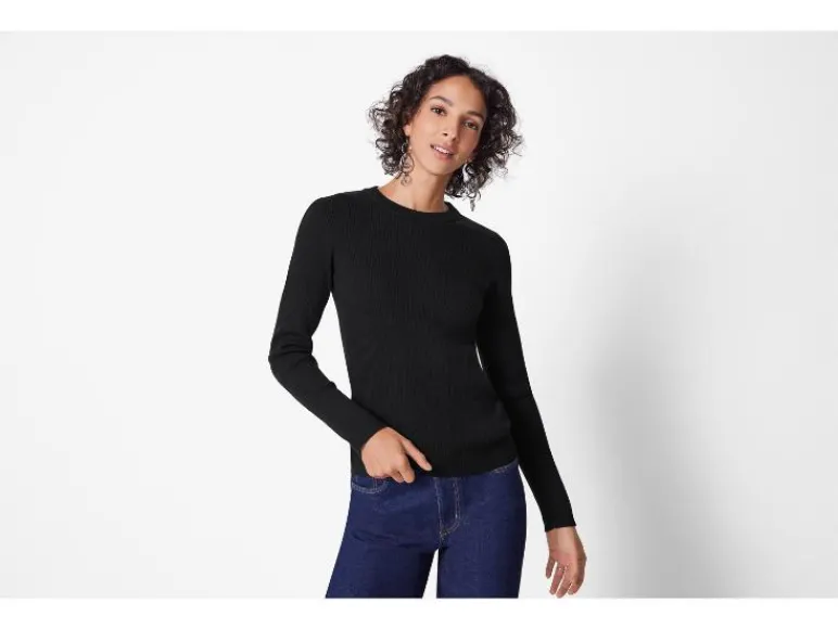 Geribde dames trui<esmara® Online
