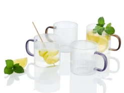 Glazenset of theepot<LIVARNO home Discount