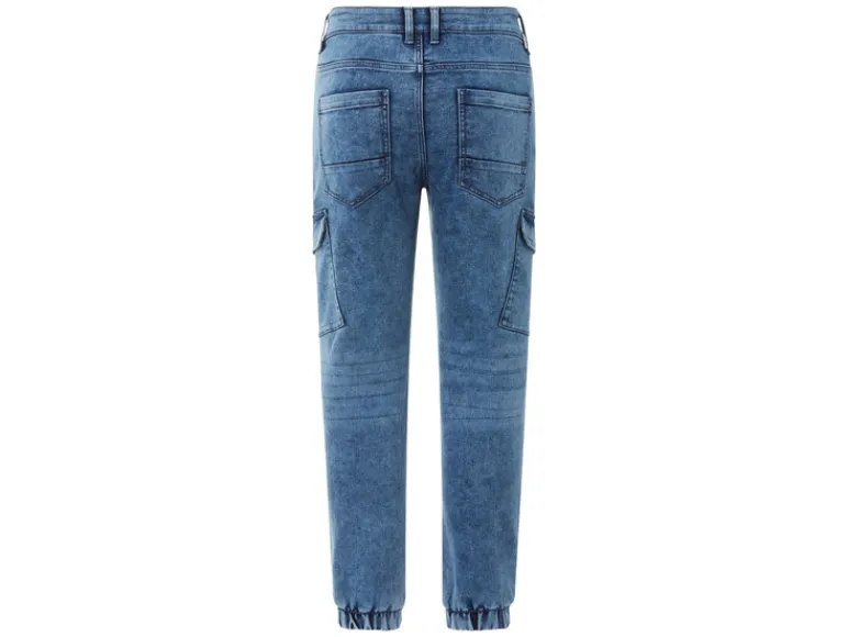 Heren denim joggers<LIVERGY® Outlet