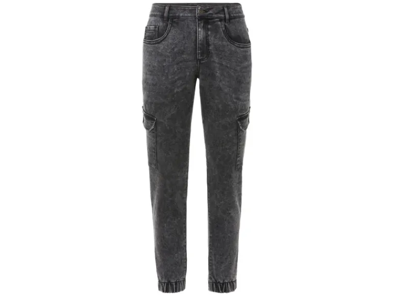 Heren denim joggers<LIVERGY® Outlet