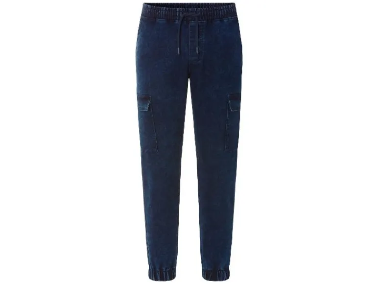 Heren denim joggers<LIVERGY® Discount