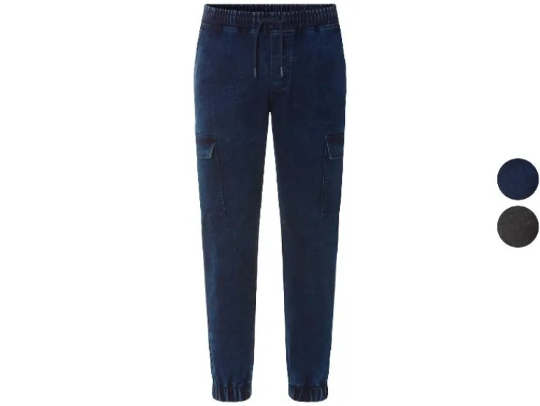 Heren denim joggers<LIVERGY® Discount