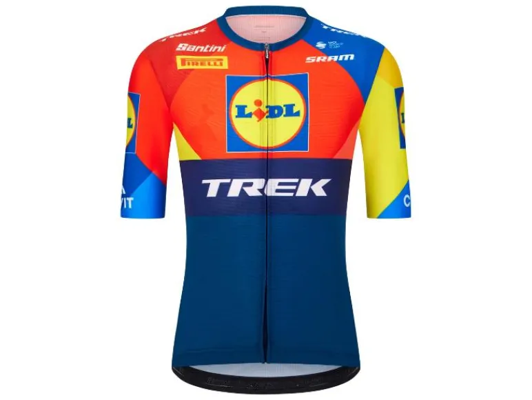 Heren fietsshirt Lidl-Trek 2025<Santini Hot
