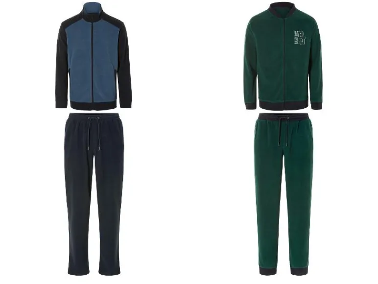 Heren fleece huispak<LIVERGY® Sale